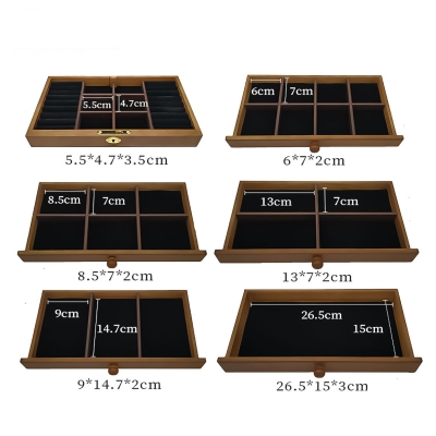 Шкатулка для украшений деревянная с 6 ящиками Treasury, 1 шт-3